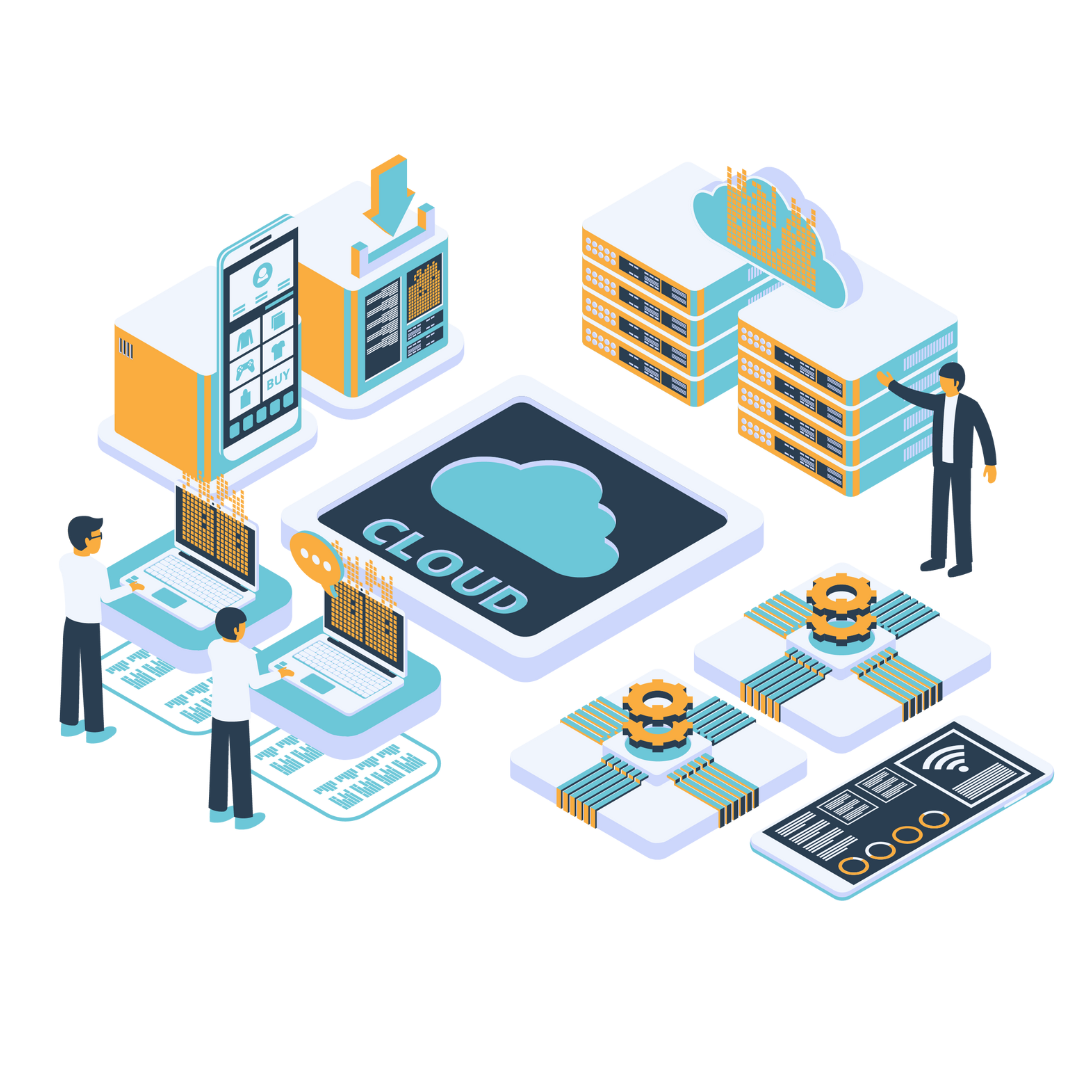 Cloud Management Illustration